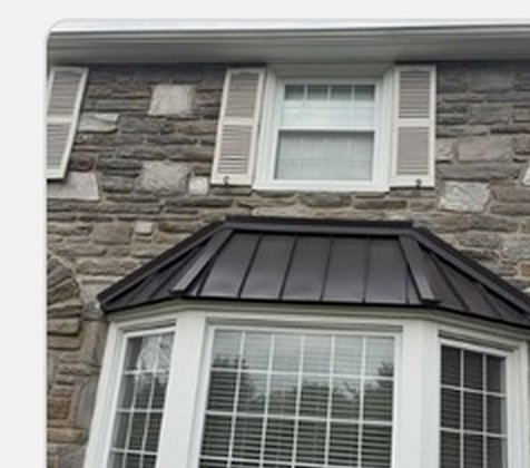 Custom Metal Bay Window Standing Seam Roofing